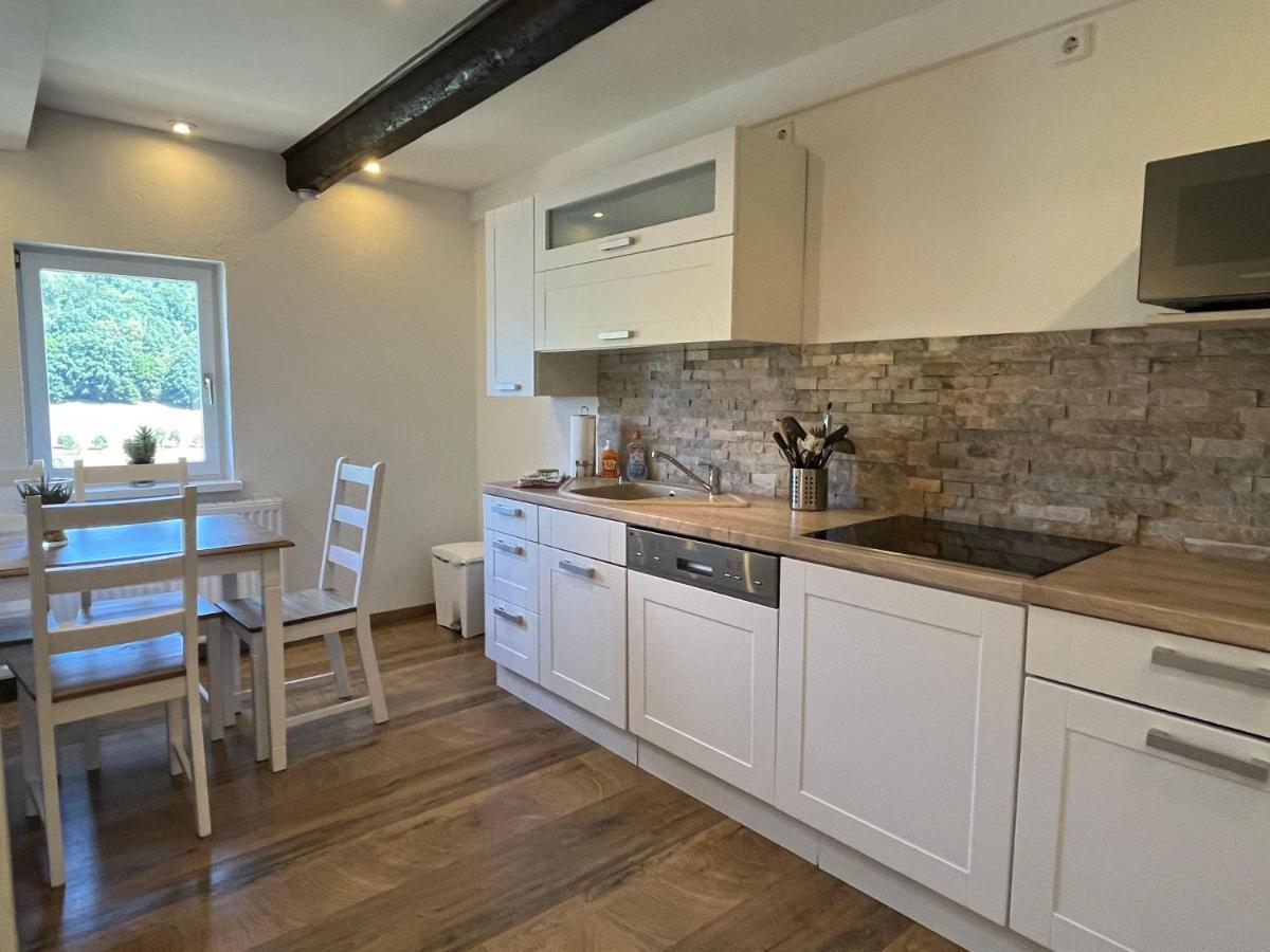 קוניגשטיין אן דר אלבה Saechsische-Schweiz-Ferienhaus-Wohnung-1-Mit-Elbblick-Sauna-Und-Kamin מראה חיצוני תמונה
